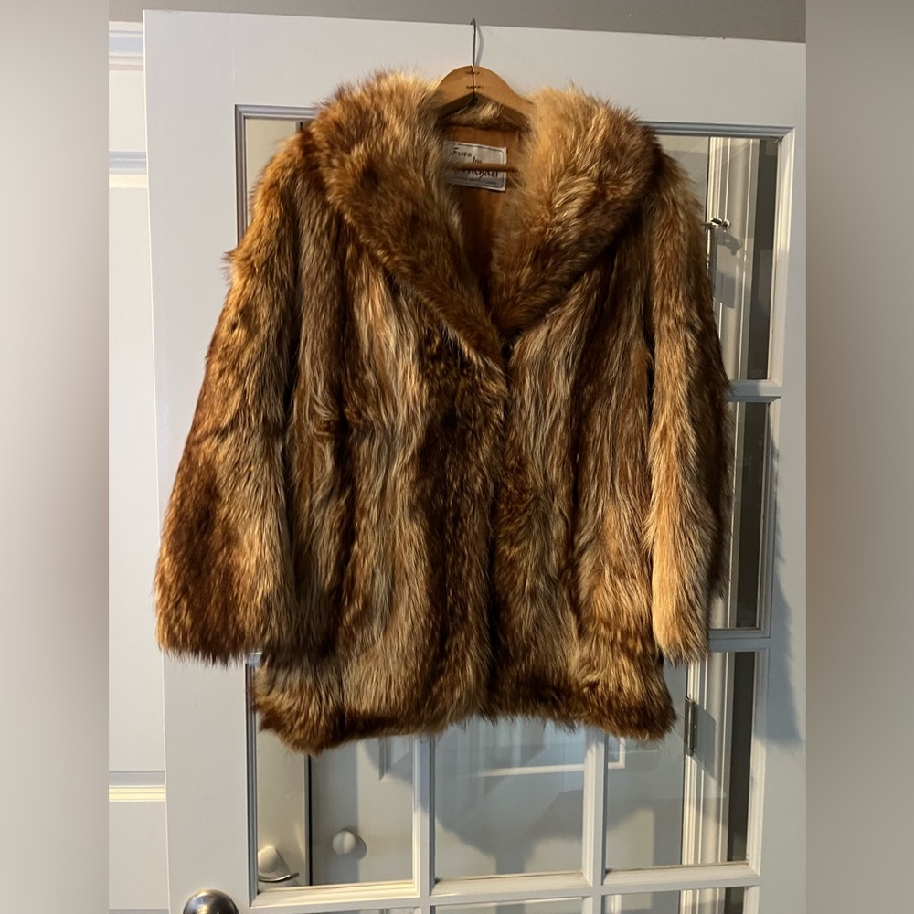 Genuine Red Fox Fur Coat - Vintage